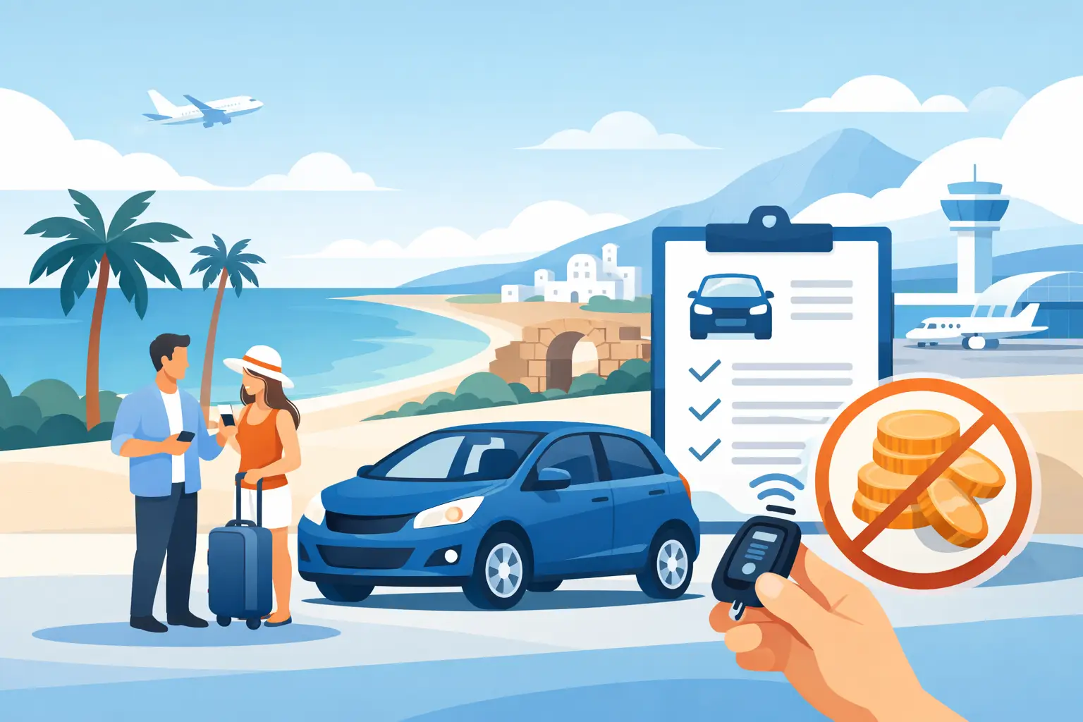 Automatic Car Hire in Cyprus With No Deposit