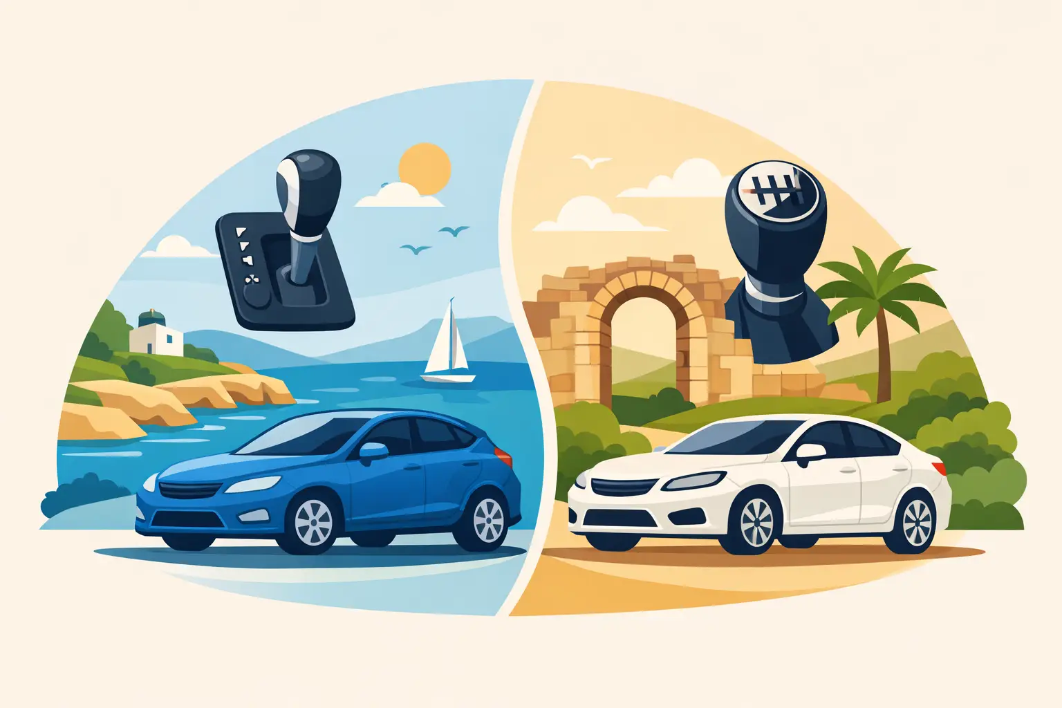 Automatic vs Manual Rental Cyprus Compared