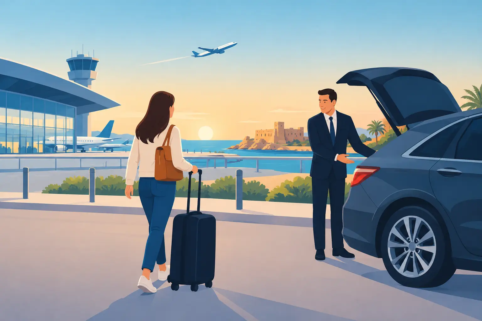 Late Arrival Pickup Example for Cyprus Car Hire