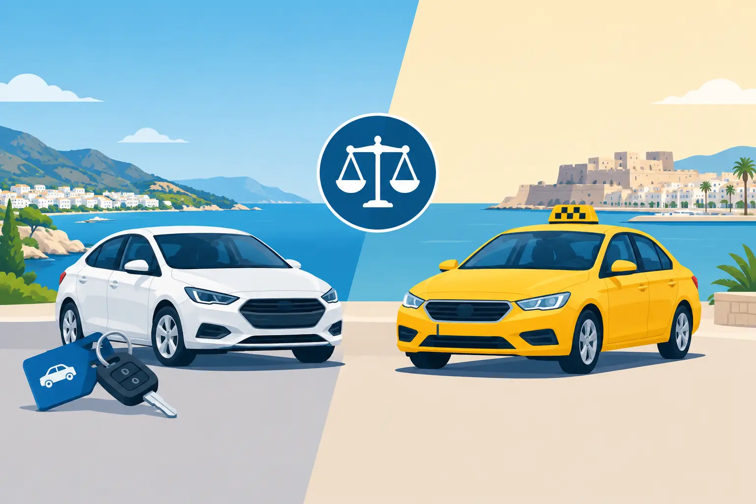Rental Car Versus Taxi Cyprus: Which Costs Less?