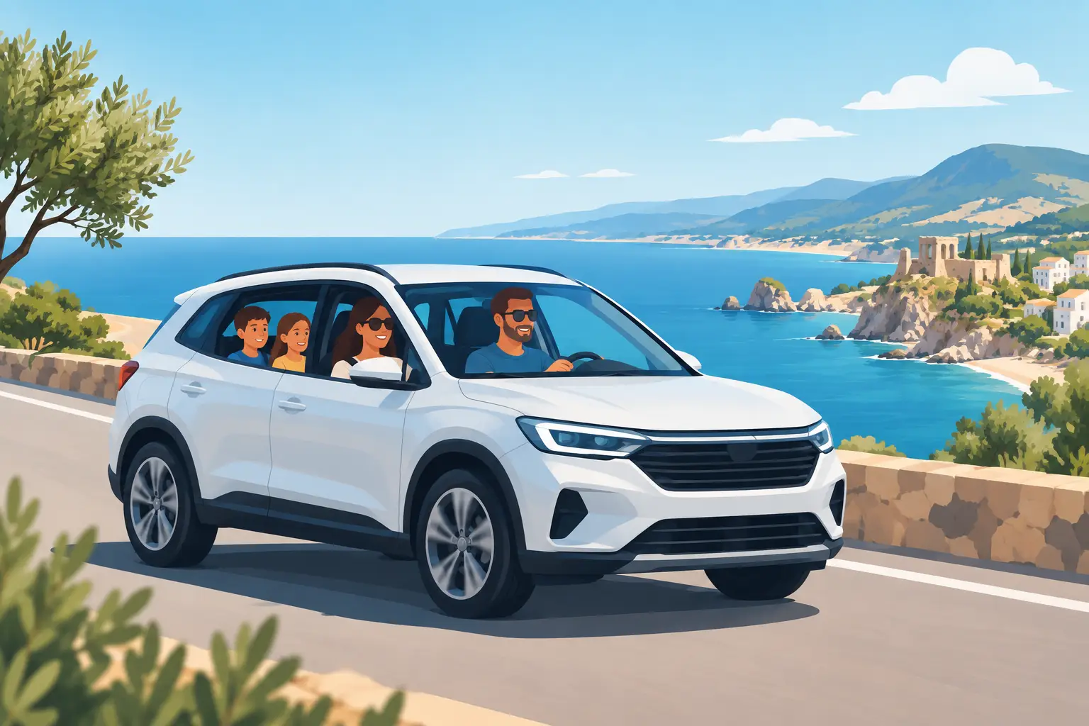 Automatic Cars for Family Travel in Cyprus