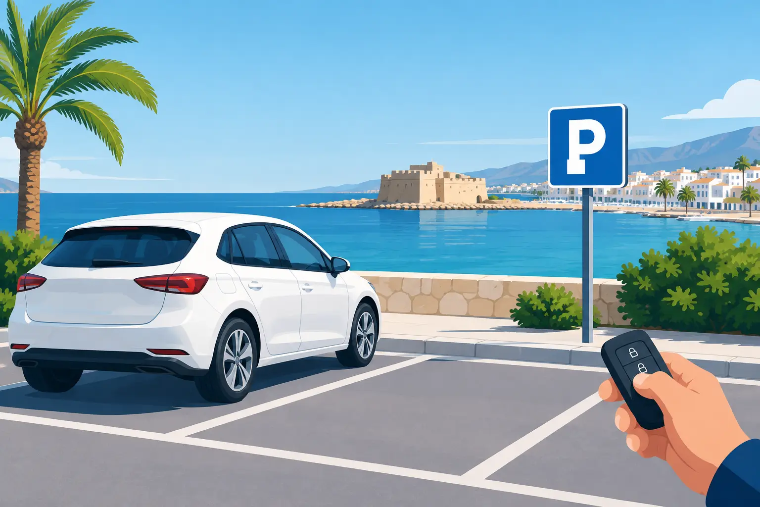 Cyprus Parking Rules Guide for Rental Drivers